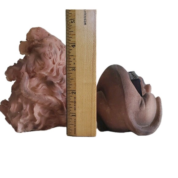 3D Dog Shaped Picture Photo Frame Holders Doggie Resin Figurines Cocker Spaniel - Picture 10 of 15